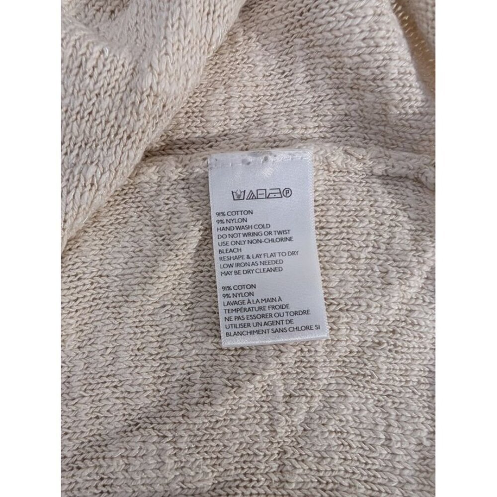Kimchi Blue women's size small ivory knit short sweater dress scoop neck D8 - Picture 5 of 7